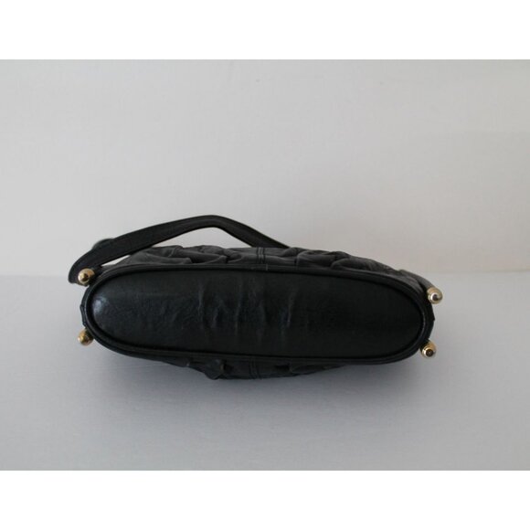 DIOR Leather Vintage 80s Crossbody Shoulder Bag Black Rare - Picture 4 of 9